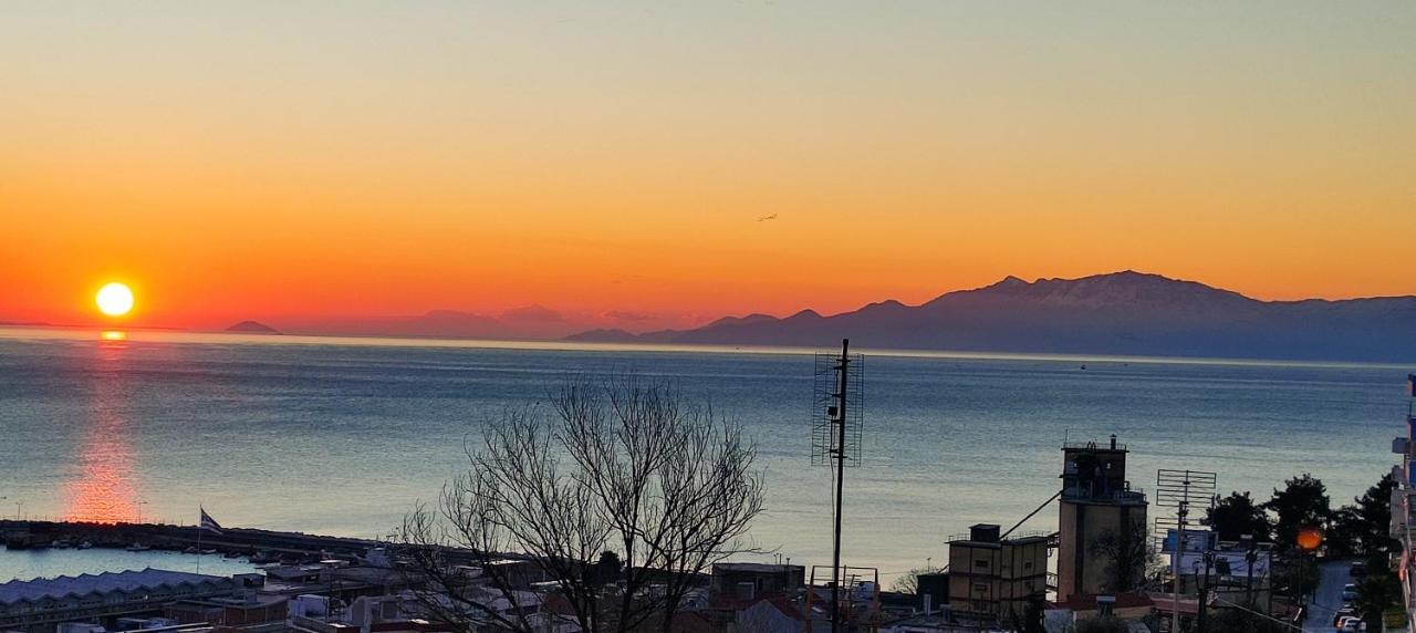 カヴァラEvris House Panoramic Sea Viewアパートメント エクステリア 写真